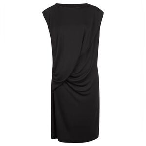 New Hobbs London Drapey Chelsea Dress LBD Little Black Dress size 10